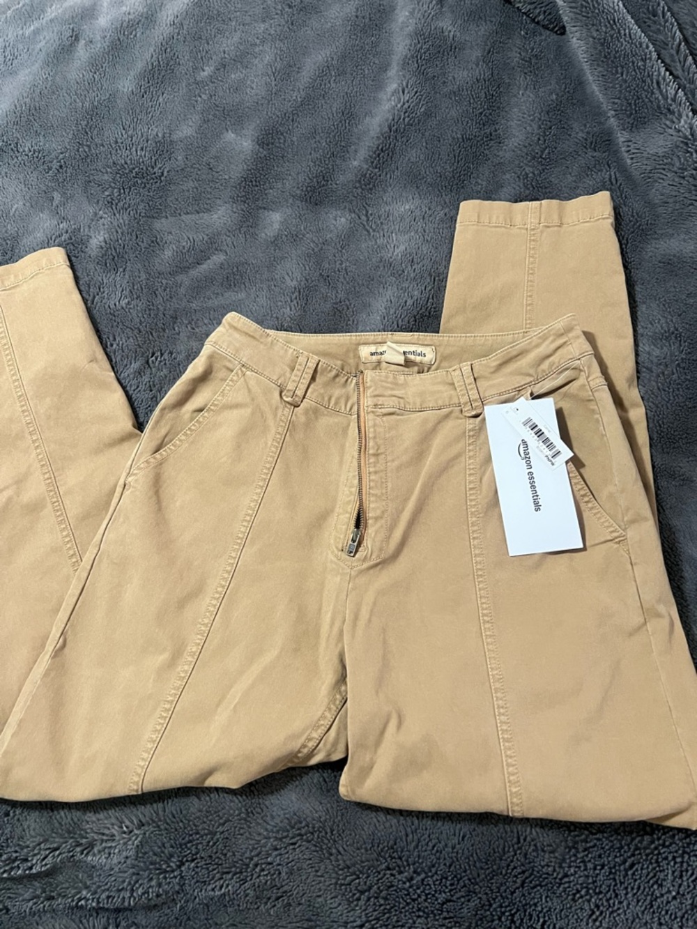 🌻ESSENTIALS Tan High-Rise Utility Pants🌻